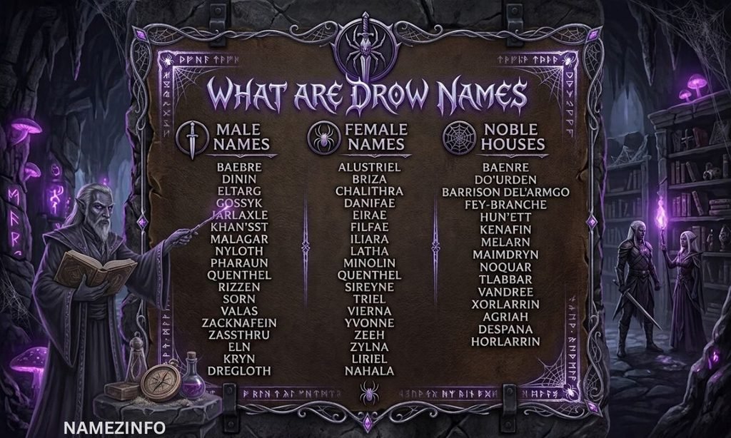 What Are Drow Names
