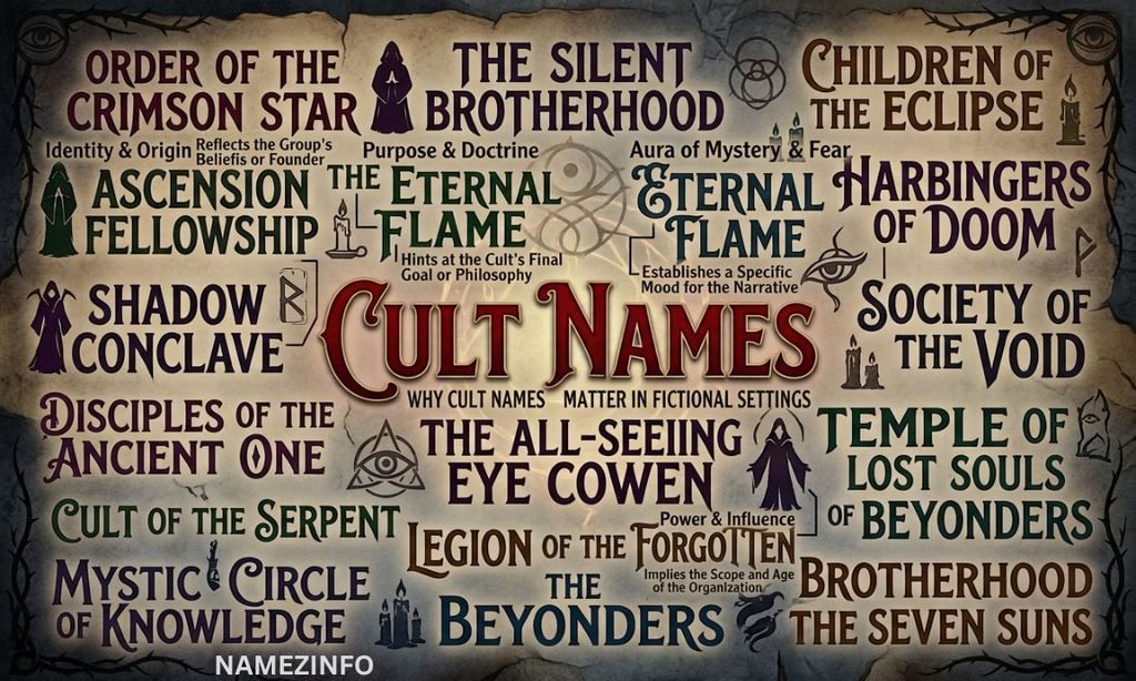 Why Cult Names Matter In Fictional Settings