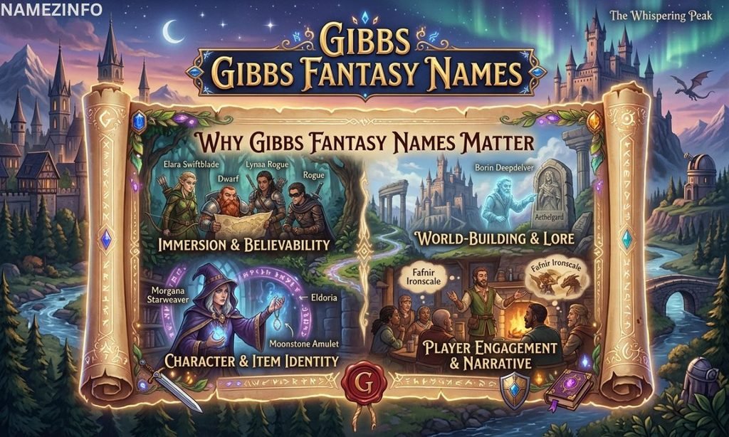 Why Gibbs Fantasy Names Matter