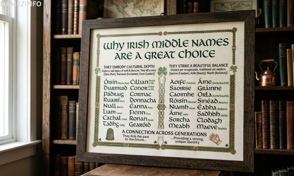 Why Irish Middle Names Are A Great Choice