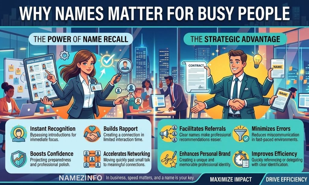 Why Names Matter For Busy People