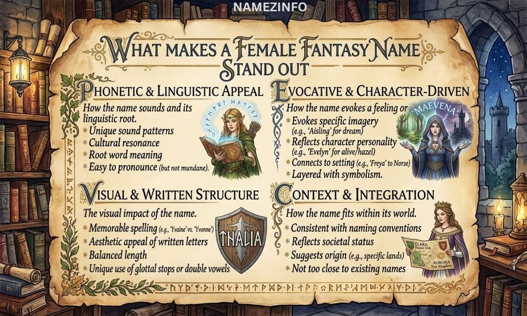 What Makes A Female Fantasy Name Stand Out