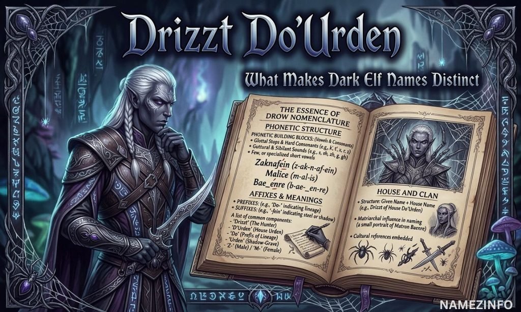 What Makes Dark Elf Names Distinct