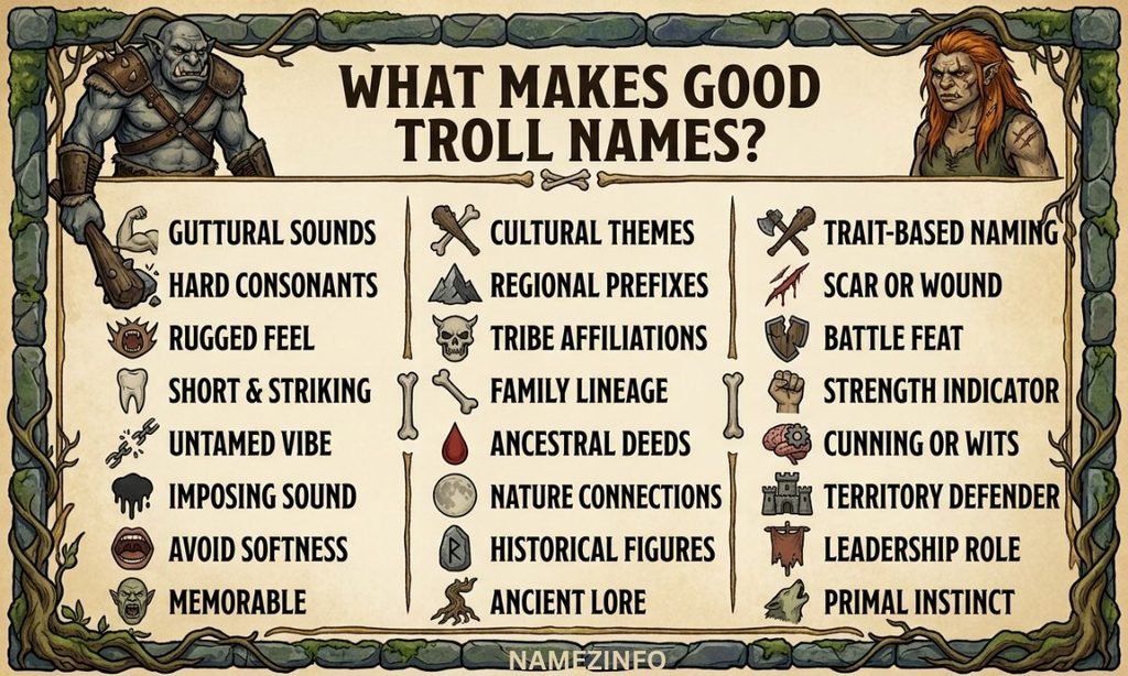 What Makes Good Troll Names?