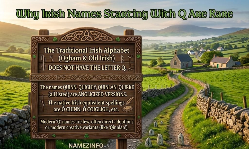 Why Irish Names Starting With Q Are Rare