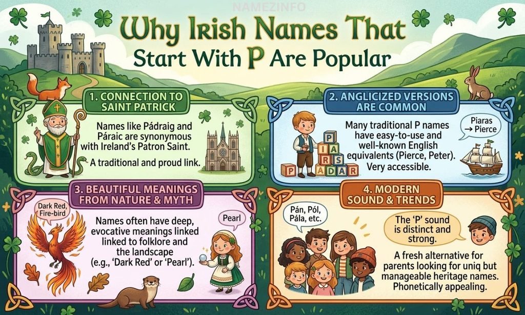 Why Irish Names That Start With P Are Popular